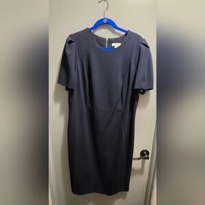 Calvin Klein Navy Midi Dress